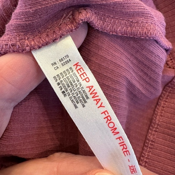 Free People Intimately Bell Sleeve Turtleneck Smokey Wings / medium - Picture 6 of 11